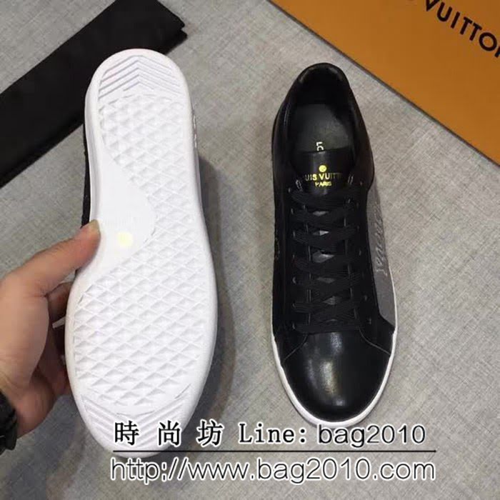 路易威登LV 2018專櫃同步發售 義大利進口牛皮男士休閒板鞋 8FX2194